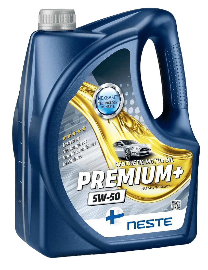 Моторное масло NESTE PREMIUM+ 5W-50, 4л